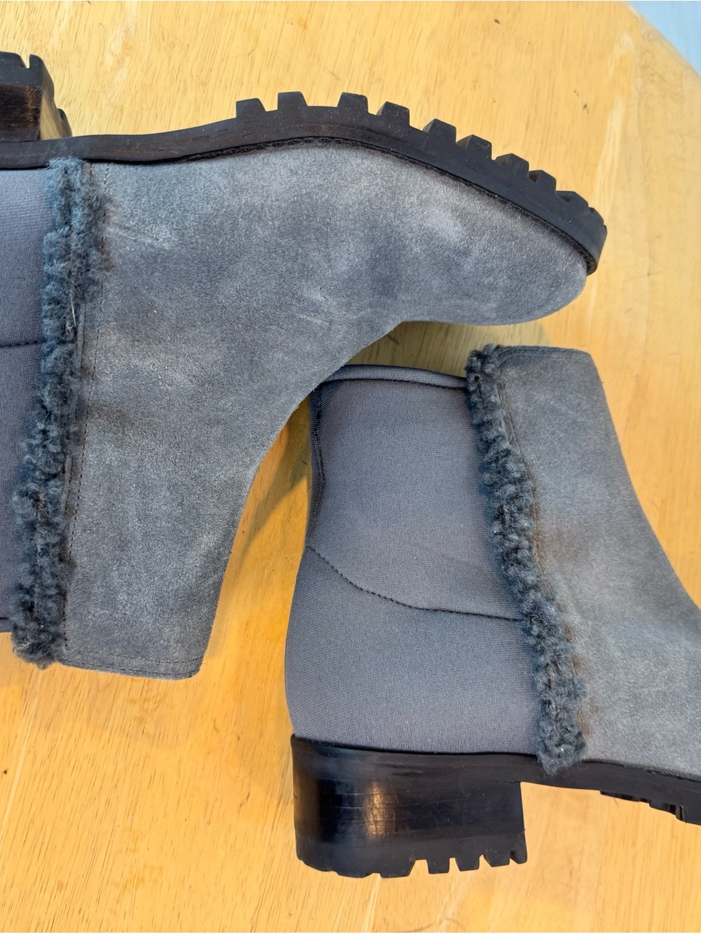 Talbots | Gray Combo Bootie, 8.5 - Picture 8 of 12